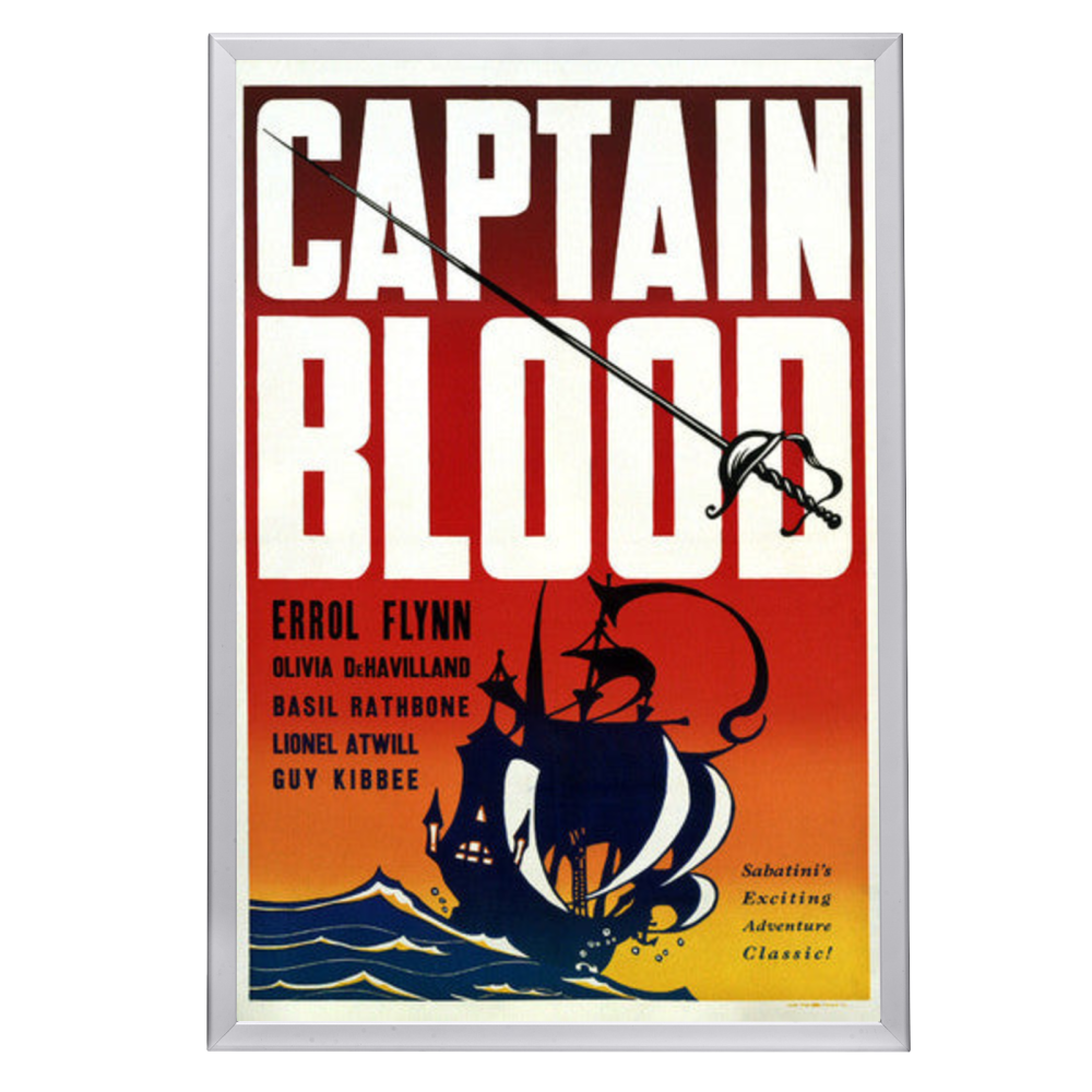 "Captain Blood" (1935) Framed Movie Poster