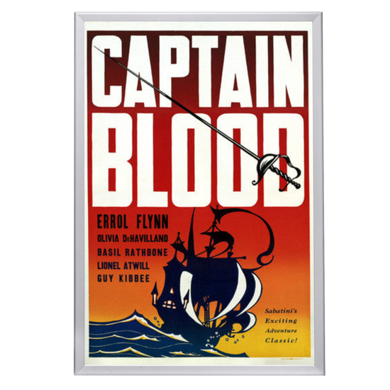 "Captain Blood" (1935) Framed Movie Poster