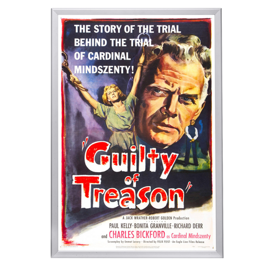 "Guilty Of Treason" (1950) Framed Movie Poster