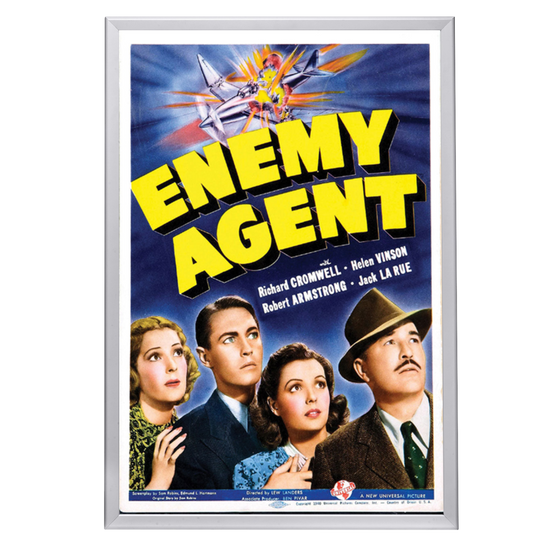 "Enemy Agent" (1940) Framed Movie Poster