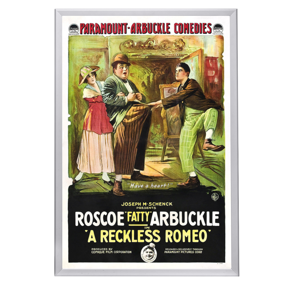 "Reckless Romeo" (1917) Framed Movie Poster