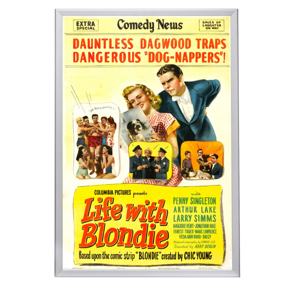 "Life With Blondie" (1945) Framed Movie Poster