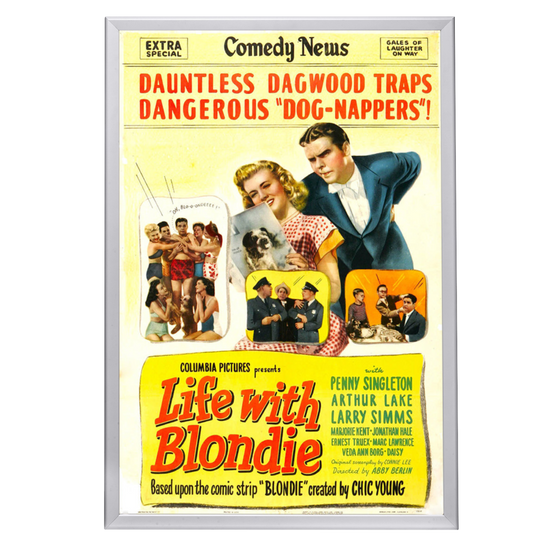 "Life With Blondie" (1945) Framed Movie Poster