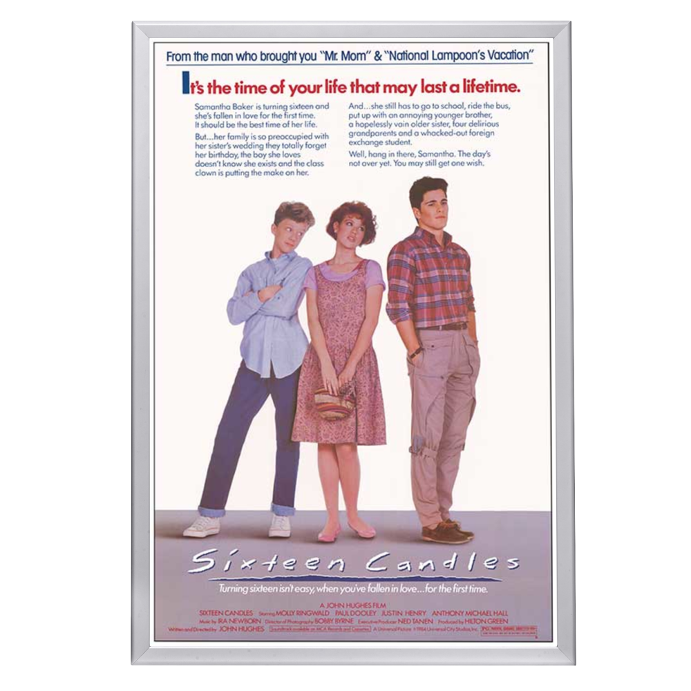 "Sixteen Candles" (1984) Framed Movie Poster