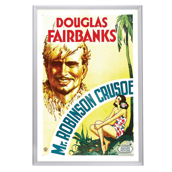 "Mr. Robinson Crusoe" (1932) Framed Movie Poster