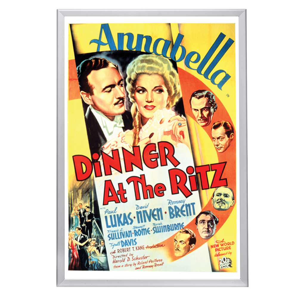 "Dinner At The Ritz" (1937) Framed Movie Poster