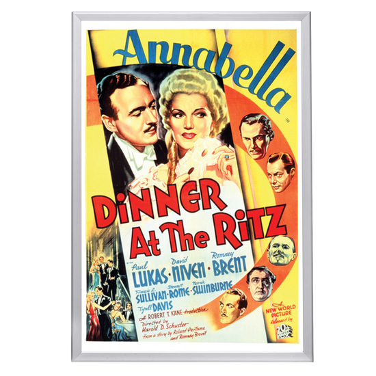 "Dinner At The Ritz" (1937) Framed Movie Poster