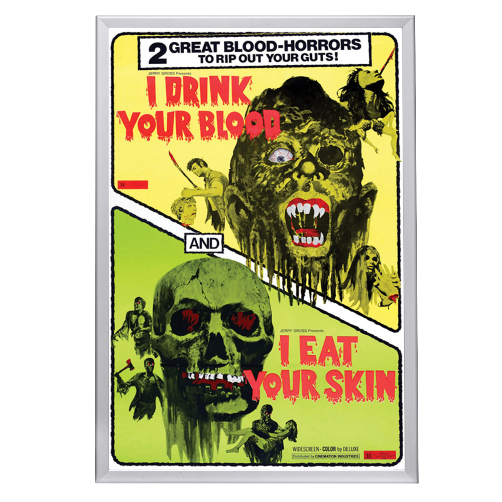 "I Drink Your Blood" (1970) Framed Movie Poster