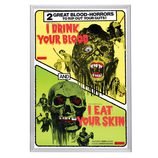 "I Drink Your Blood" (1970) Framed Movie Poster