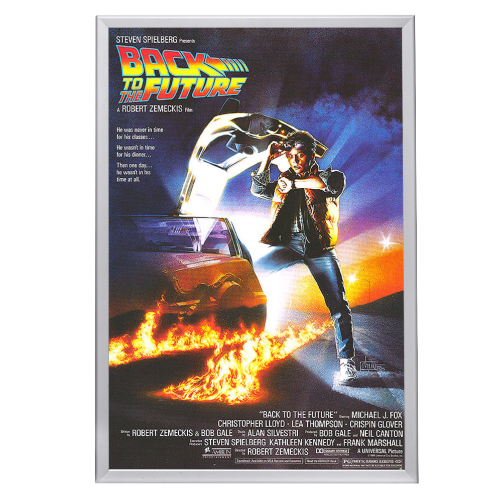 "Back to the Future" (1985) Framed Movie Poster