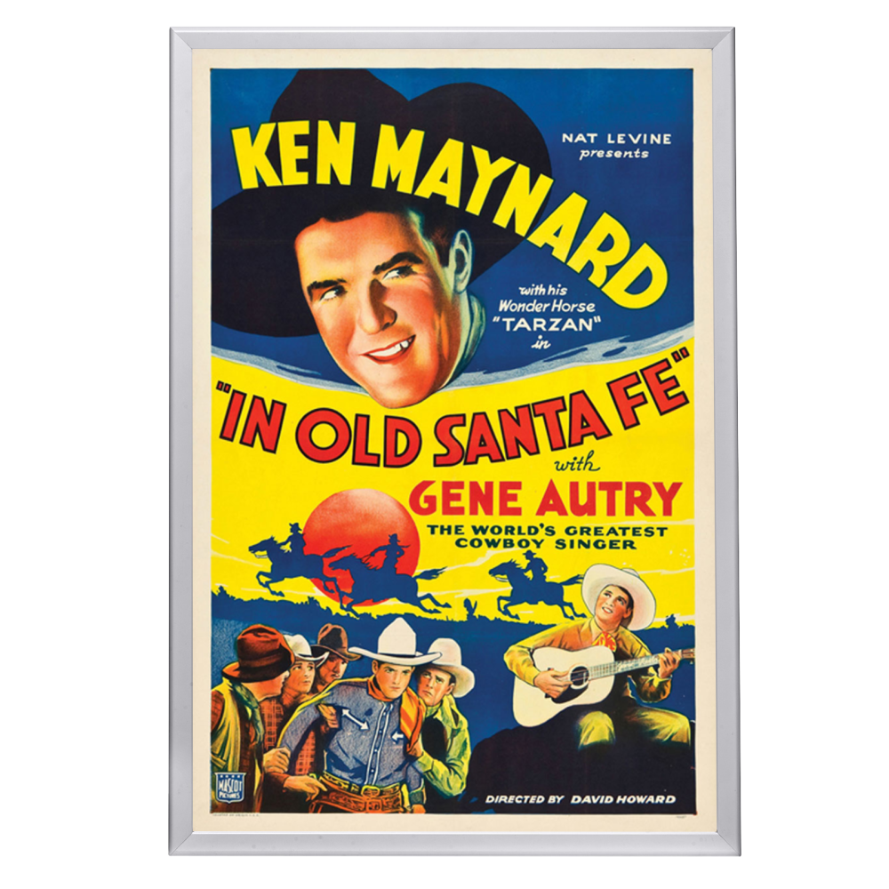 "In Old Santa Fe" (1934) Framed Movie Poster