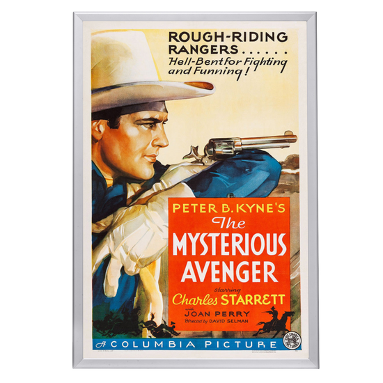 "Mysterious Avenger" (1936) Framed Movie Poster