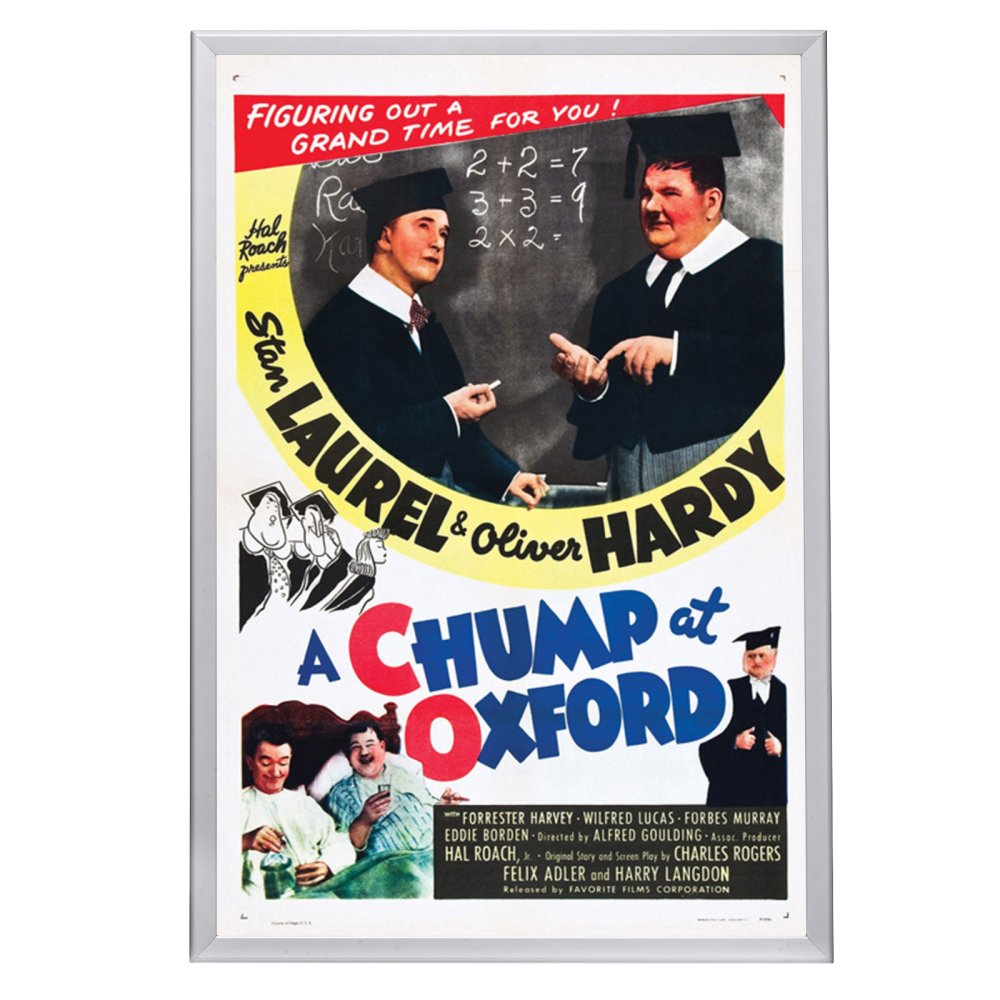 "Chump At Oxford" (1940) Framed Movie Poster