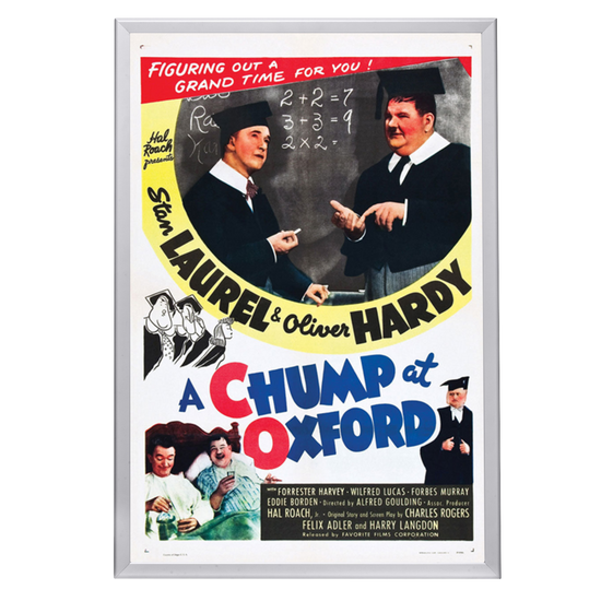 "Chump At Oxford" (1940) Framed Movie Poster