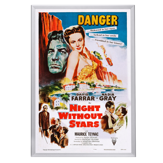 "Night Without Stars" (1952) Framed Movie Poster