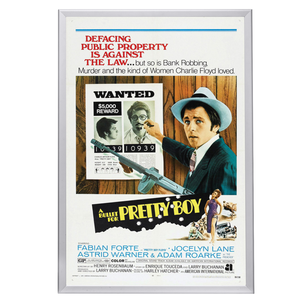 "Bullet For Pretty Boy" (1970) Framed Movie Poster