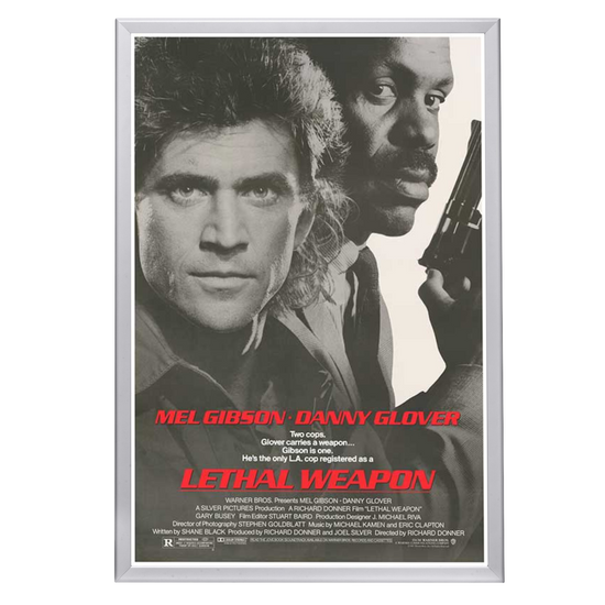 "Lethal Weapon" (1987) Framed Movie Poster