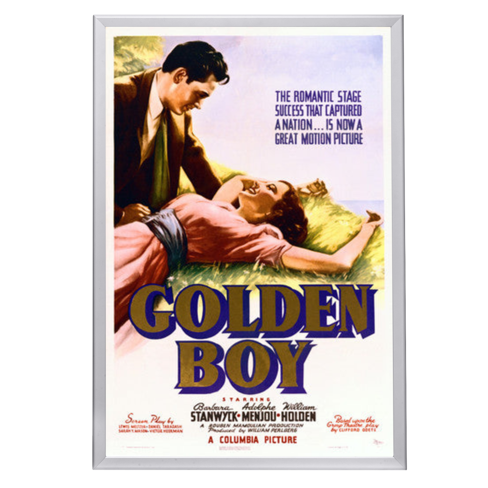 "Golden Boy" (1939) Framed Movie Poster