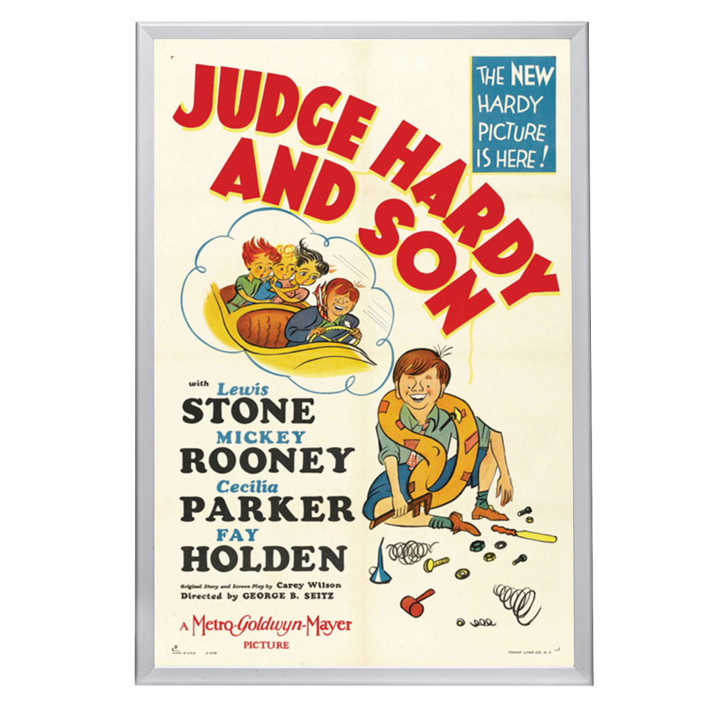 "Judge Hardy And Son" (1939) Framed Movie Poster