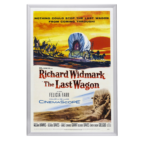 "Last Wagon" (1956) Framed Movie Poster