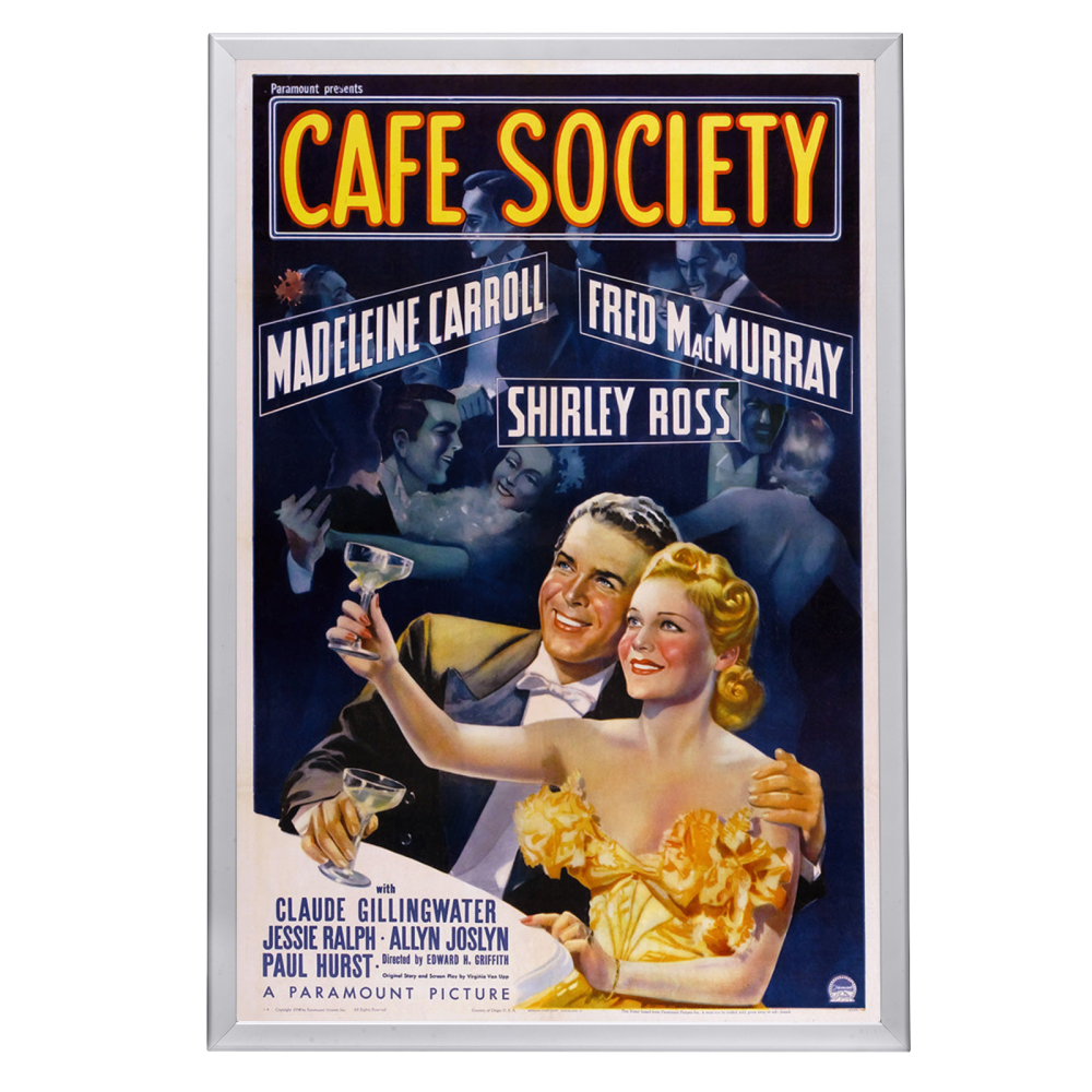 "Cafe Society" (1939) Framed Movie Poster