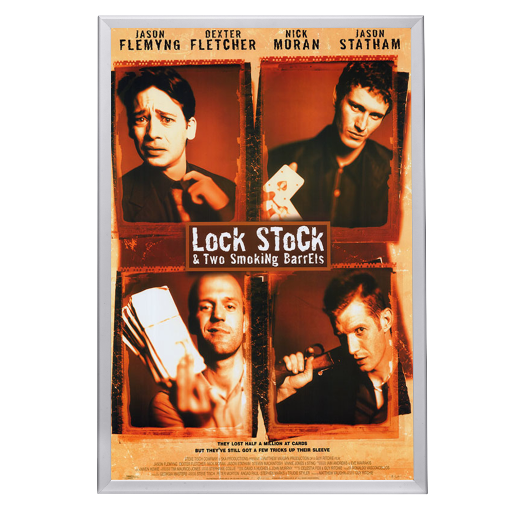 "Lock, Stock and Two Smoking Barrels" (1998) Framed Movie Poster