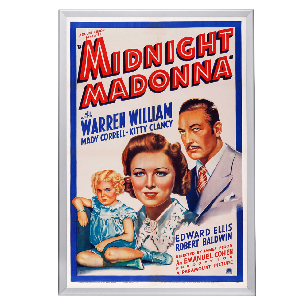 "Midnight Madonna" (1937) Framed Movie Poster