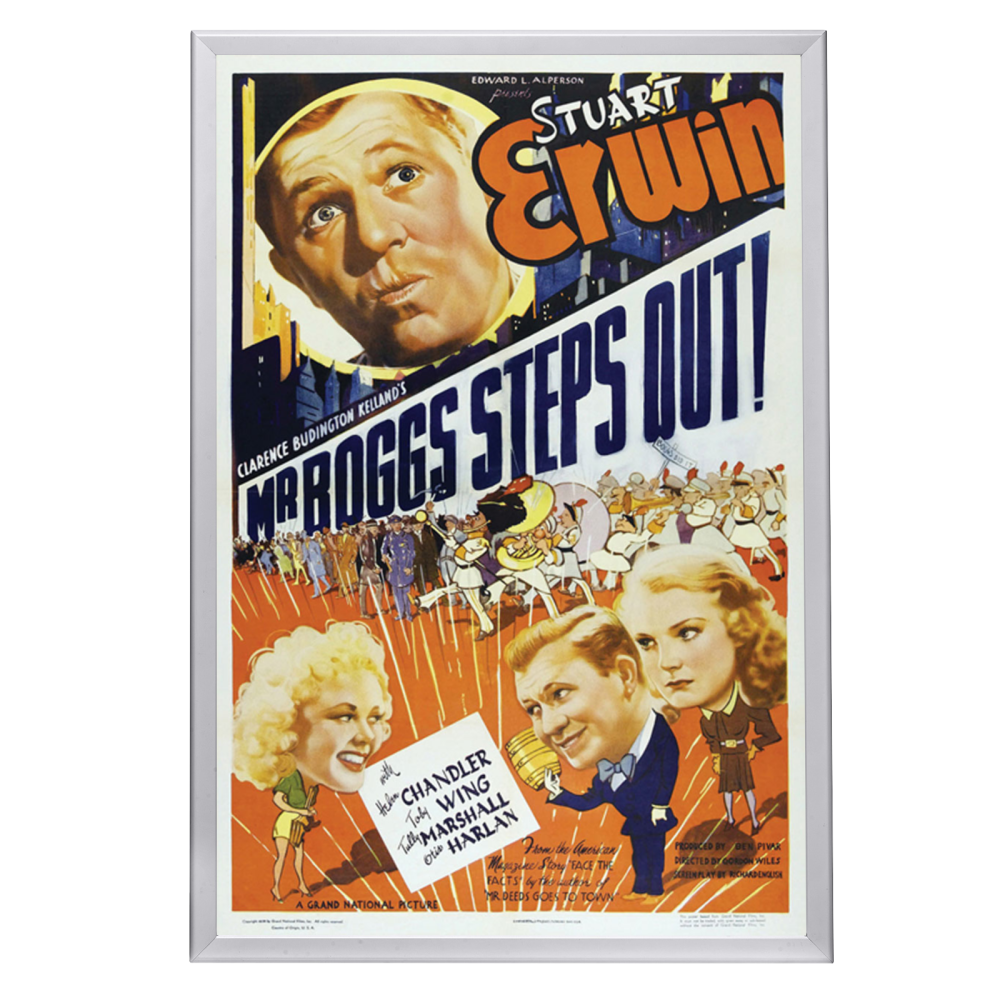 "Mr. Boggs Steps Out" (1938) Framed Movie Poster