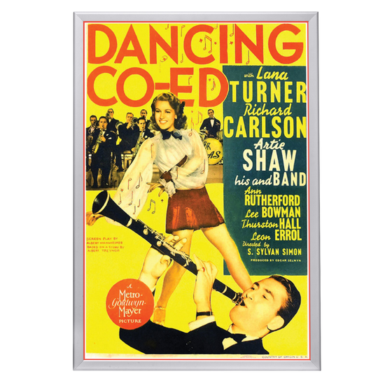 "Dancing Co-Ed" (1939) Framed Movie Poster