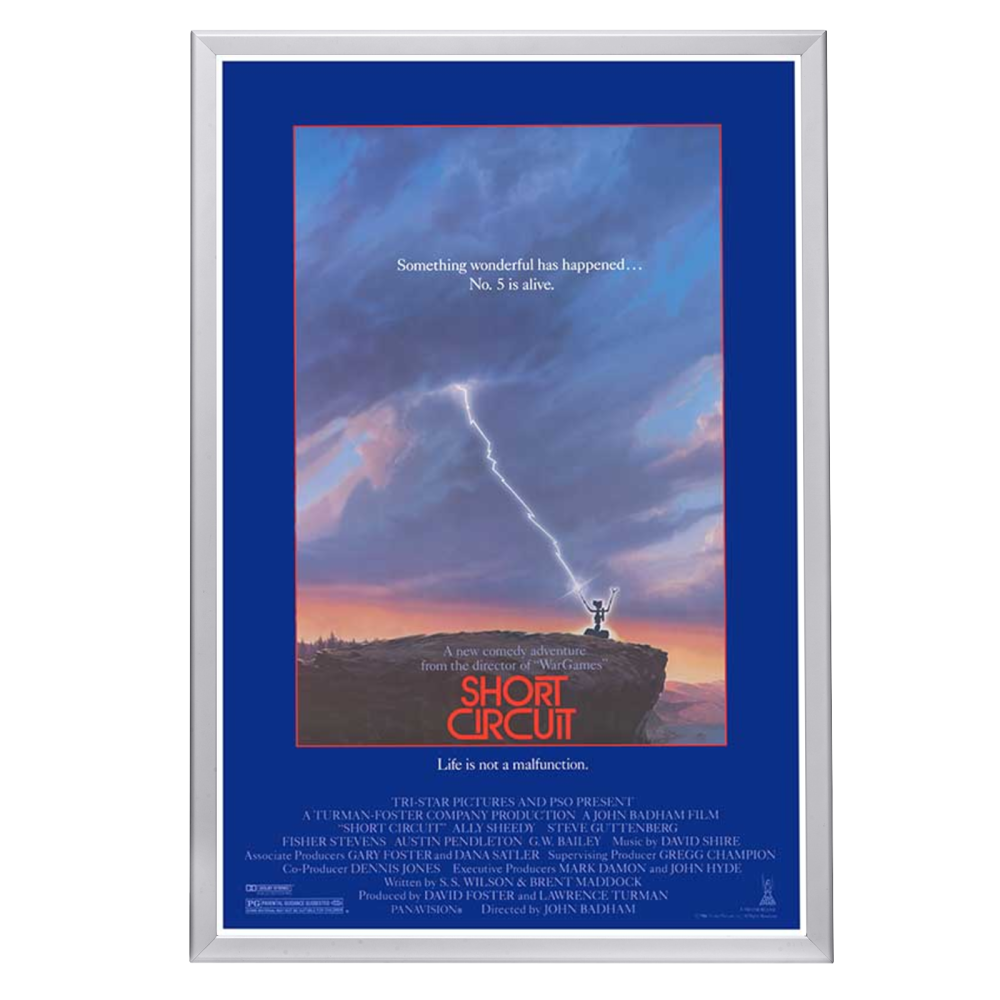 "Short Circuit" (1985) Framed Movie Poster