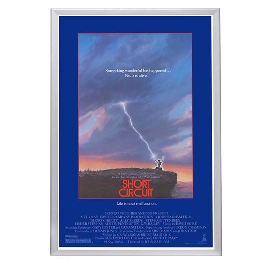 "Short Circuit" (1985) Framed Movie Poster