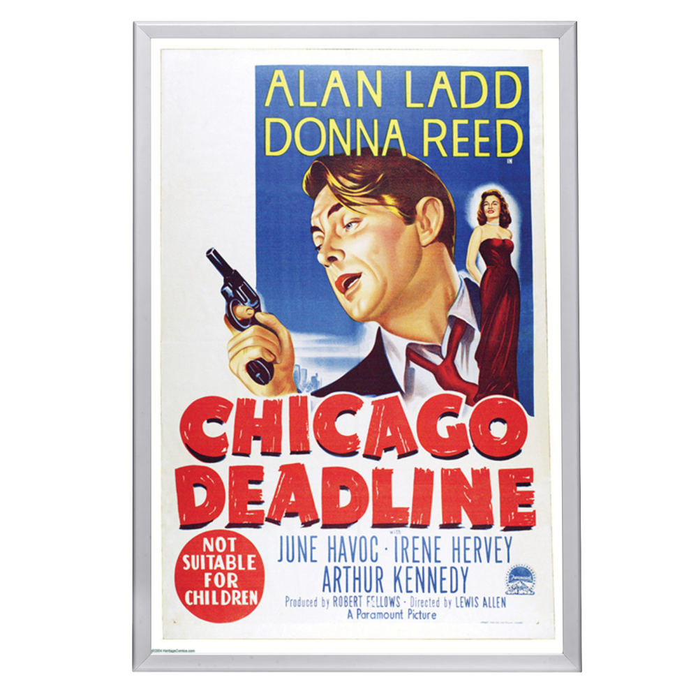 "Chicago Deadline" (1949) Framed Movie Poster