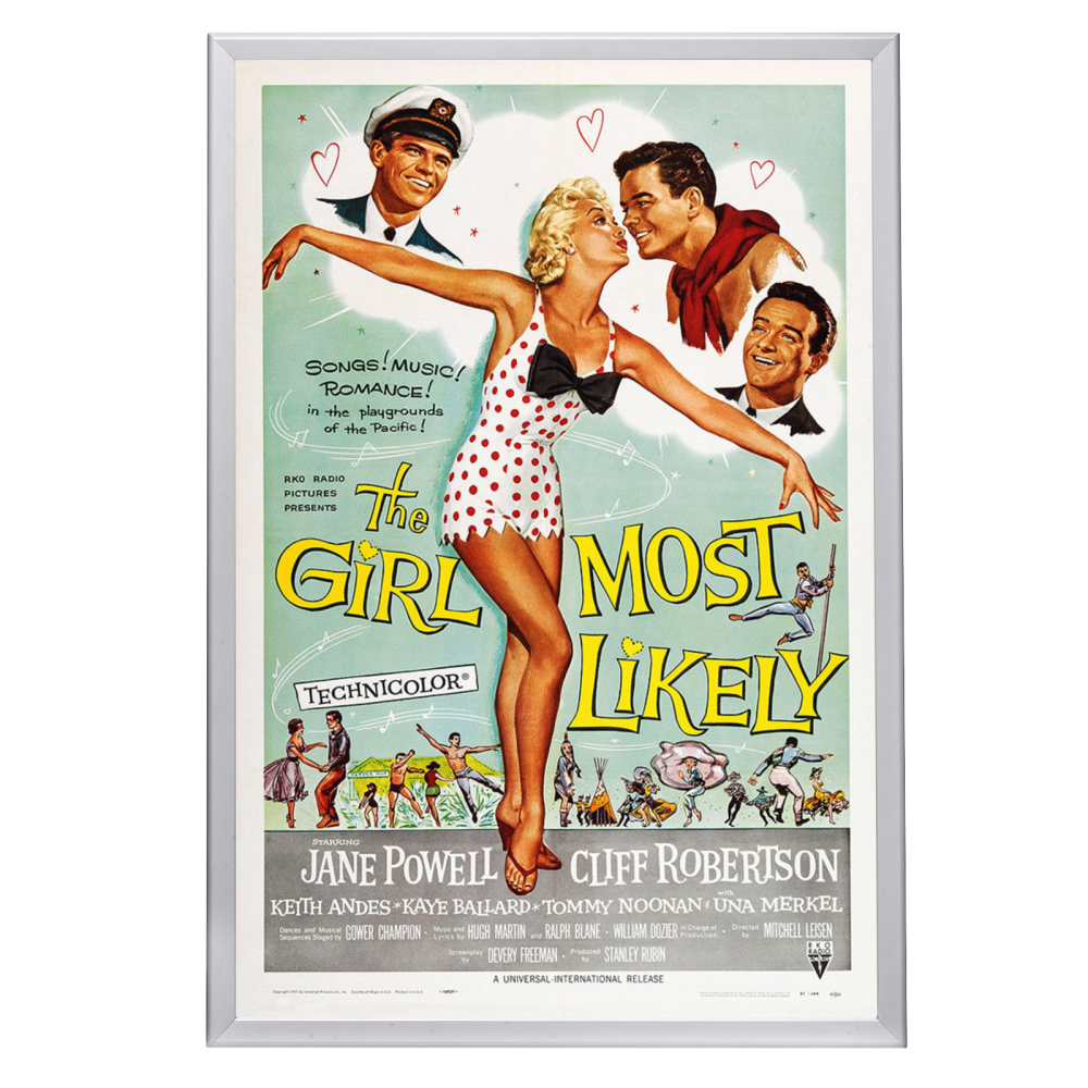 "Girl Most Likely" (1957) Framed Movie Poster