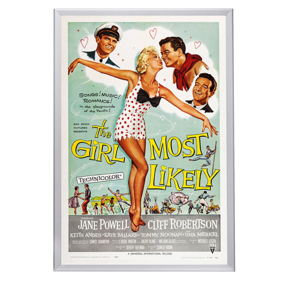 "Girl Most Likely" (1957) Framed Movie Poster