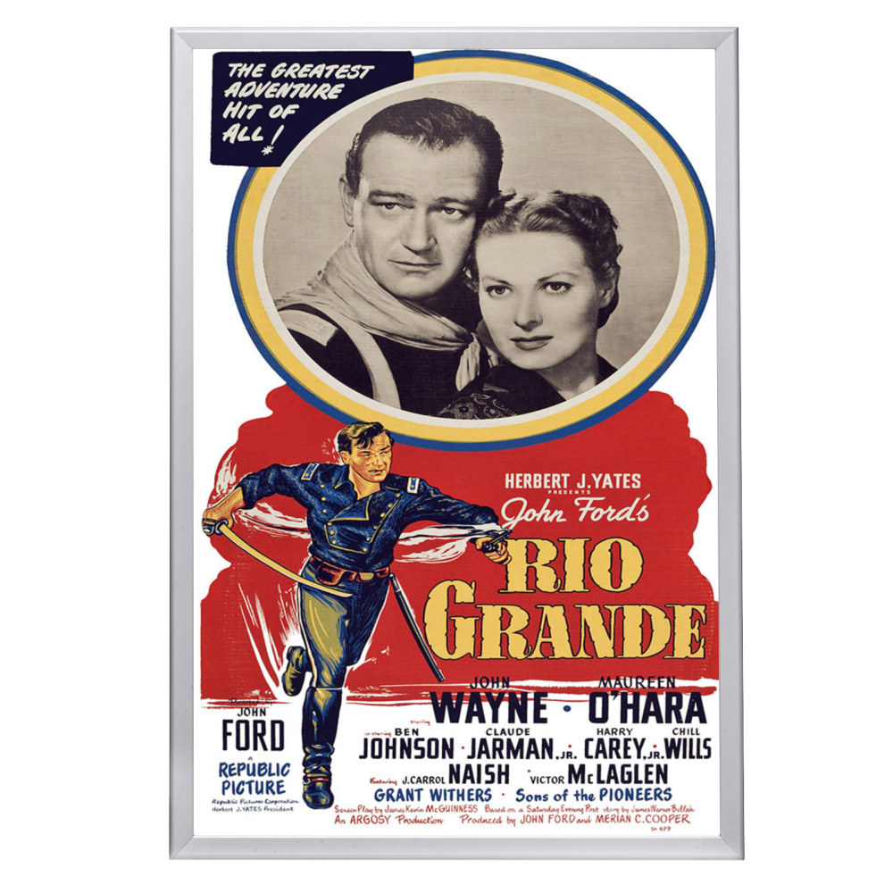 "Rio Grande" (1950) Framed Movie Poster