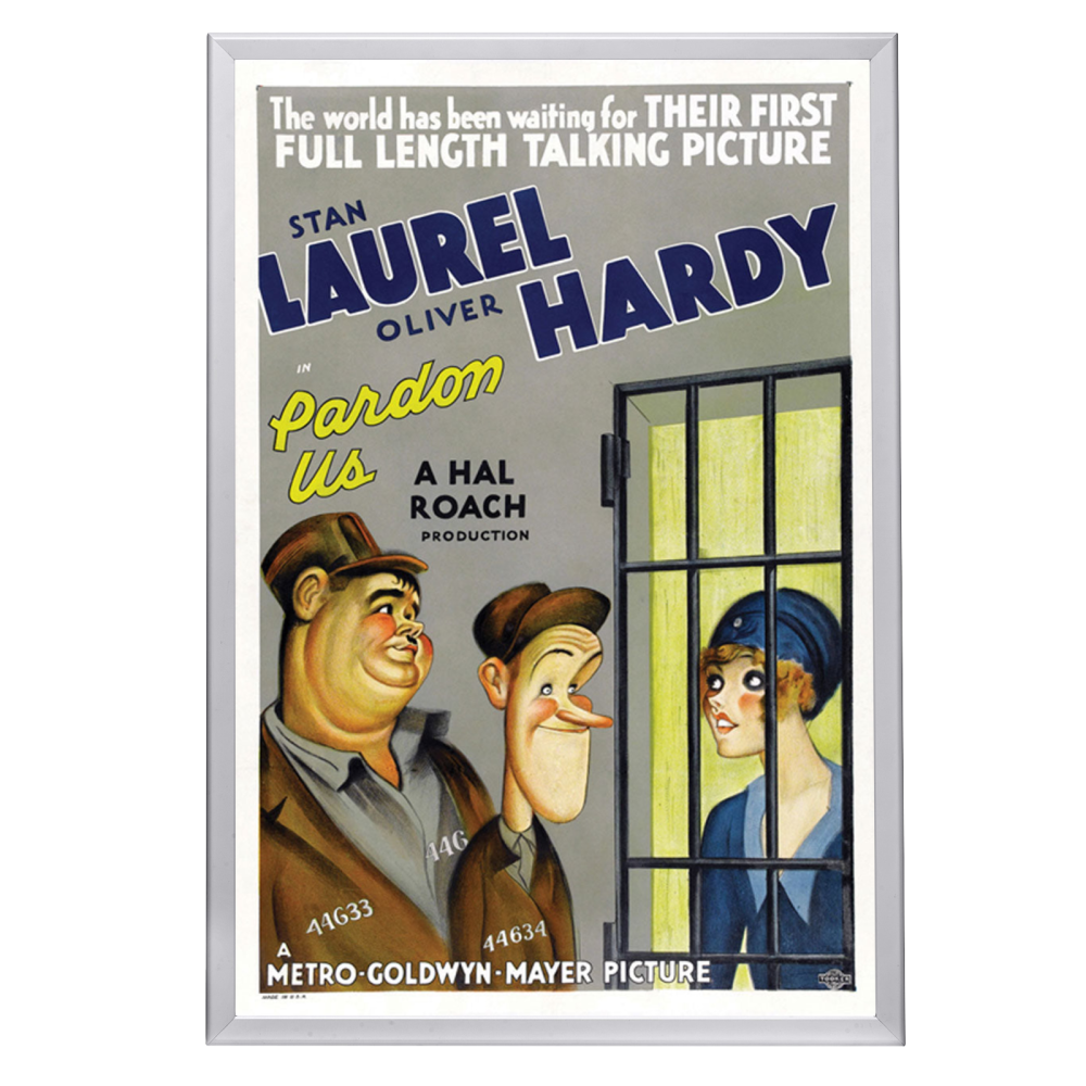 "Pardon Us" (1931) Framed Movie Poster