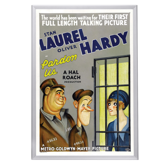 "Pardon Us" (1931) Framed Movie Poster