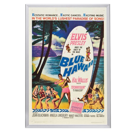 "Blue Hawaii" (1961) Framed Movie Poster