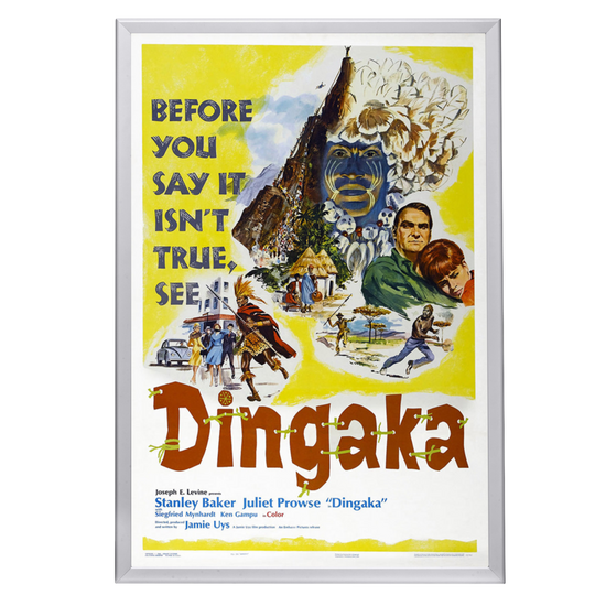 "Dingaka" (1965) Framed Movie Poster