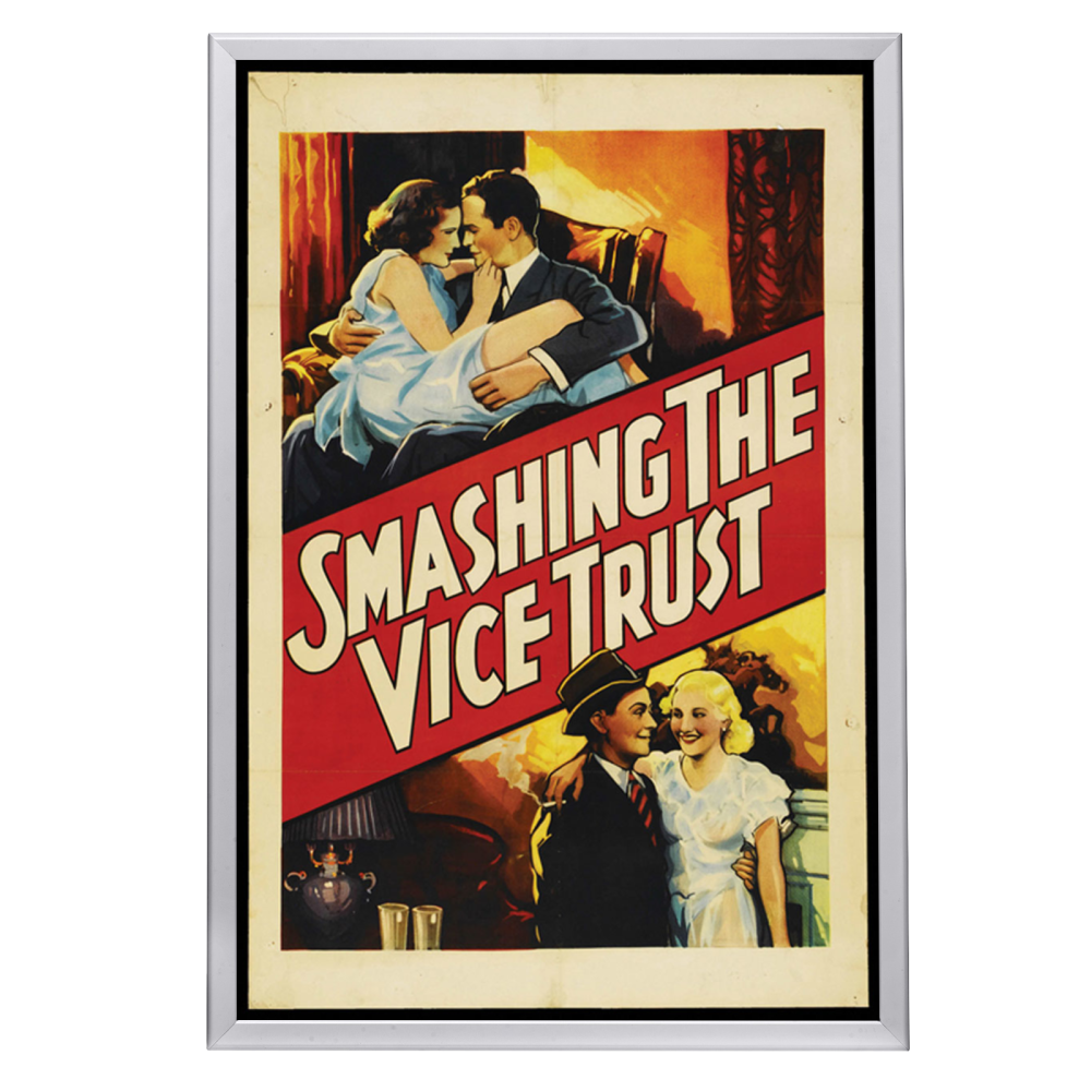 "Smashing The Vice Trust" (1937) Framed Movie Poster