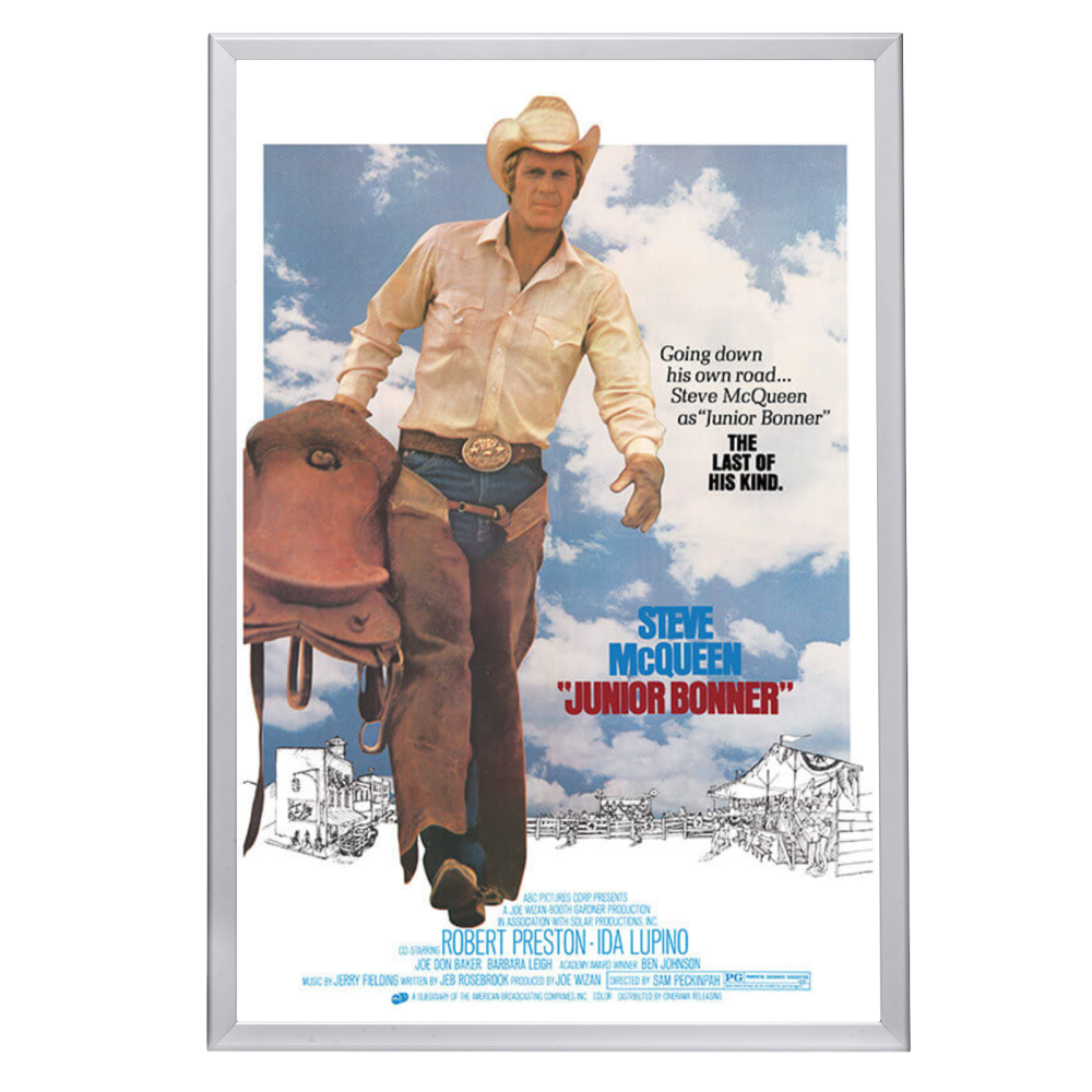 "Junior Bonner" (1972) Framed Movie Poster