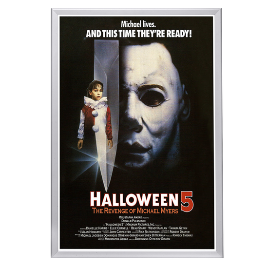 "Halloween V: The Revenge of Michael Myers" (1989) Framed Movie Poster