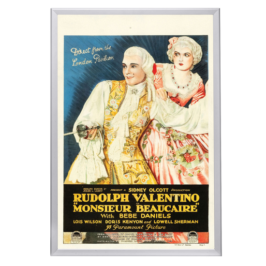 "Monsieur Beaucaire" (1924) Framed Movie Poster