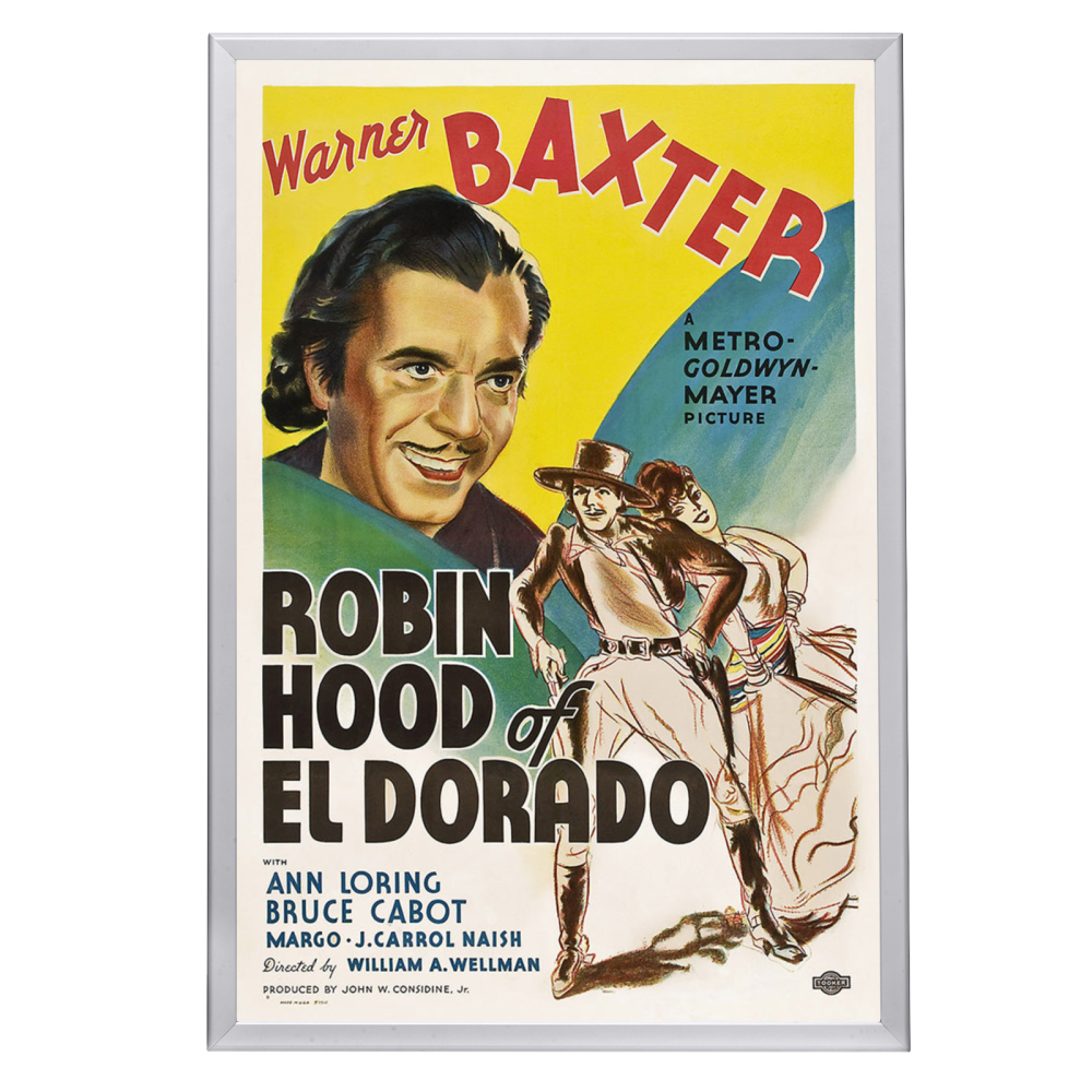 "Robin Hood Of El Dorado" (1936) Framed Movie Poster