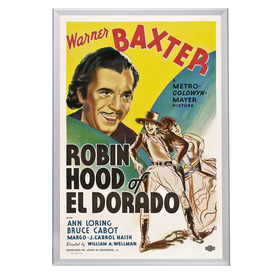 "Robin Hood Of El Dorado" (1936) Framed Movie Poster