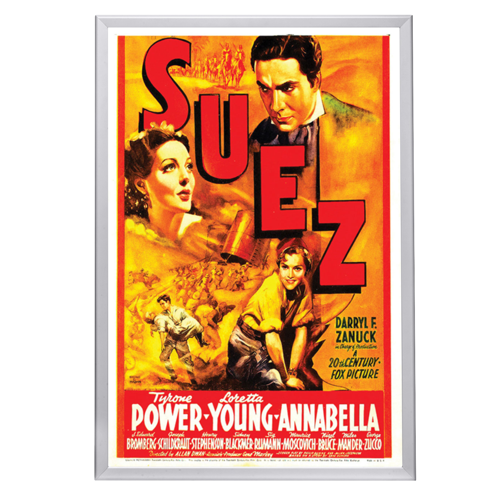 "Suez" (1938) Framed Movie Poster