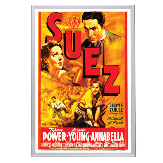 "Suez" (1938) Framed Movie Poster