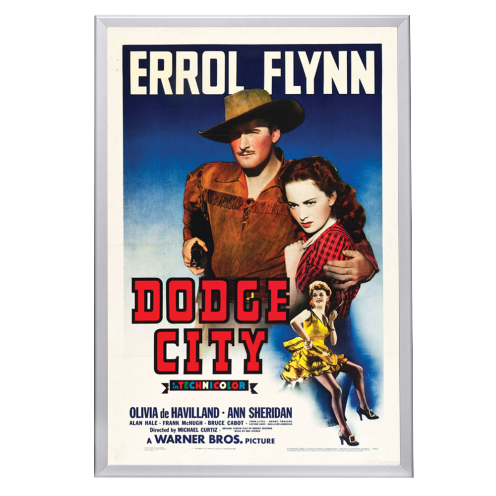 "Dodge City" (1939) Framed Movie Poster