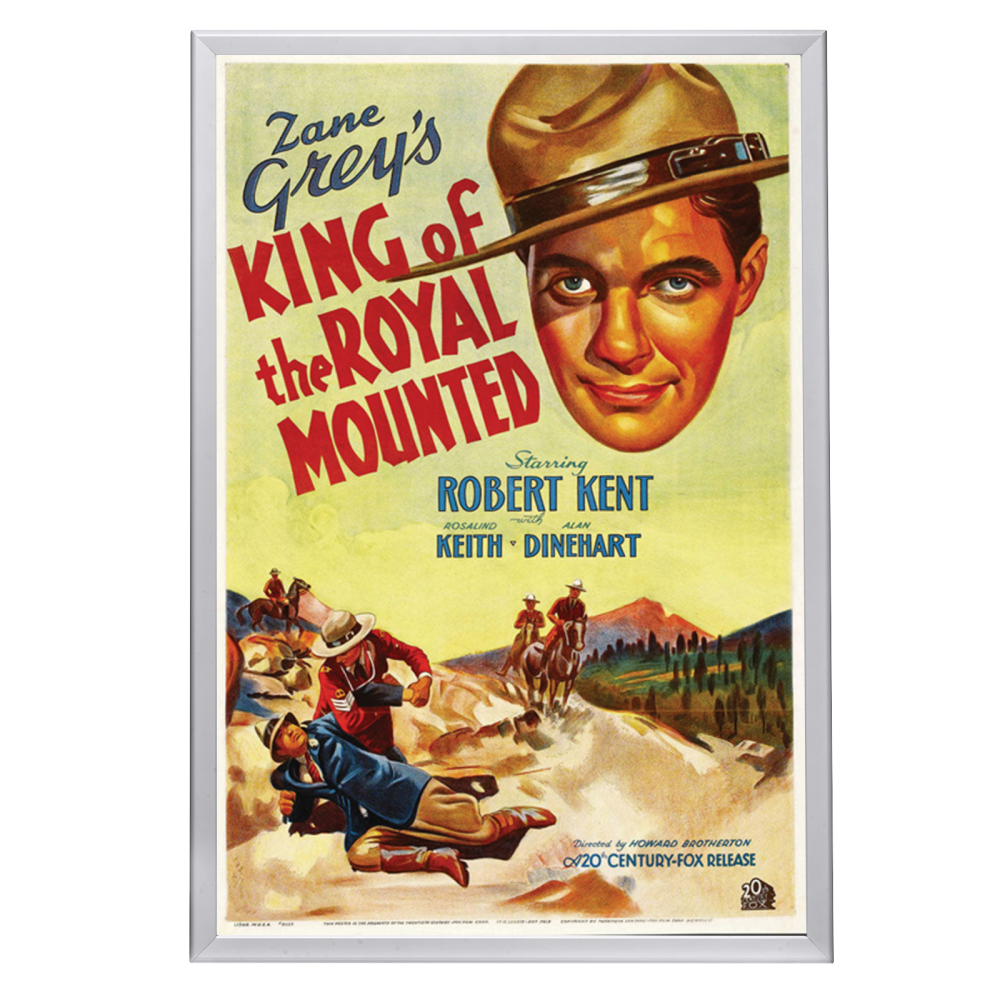 "King Of The Royal Mounted" (1936) Framed Movie Poster