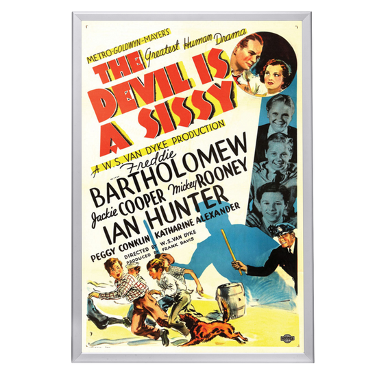 "Devil Is A Sissy" (1936) Framed Movie Poster